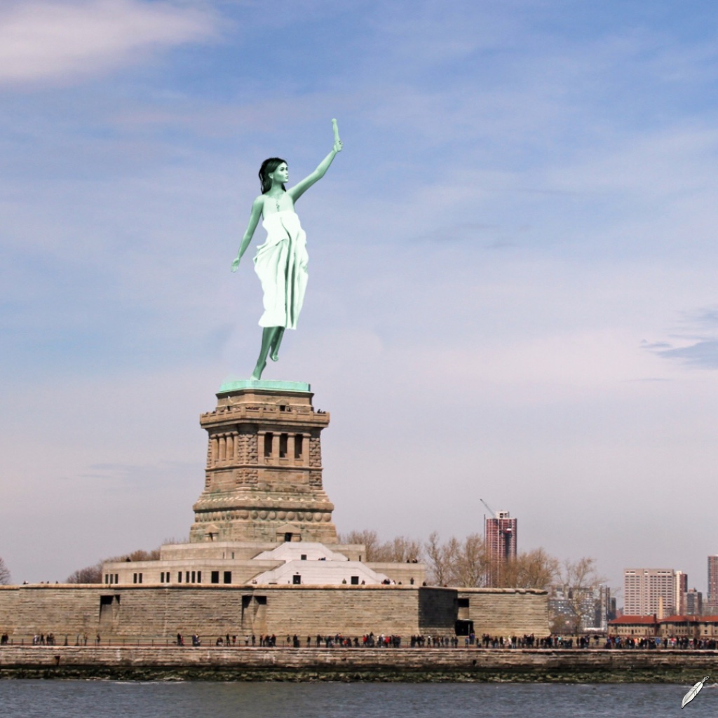 La statue de la félicité, New York